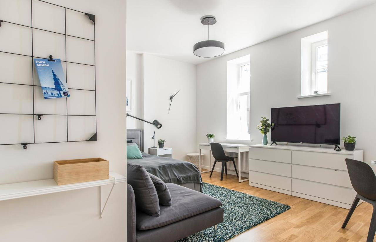 Cozy Modern Studio - Great For Short Trips Riga Exteriör bild
